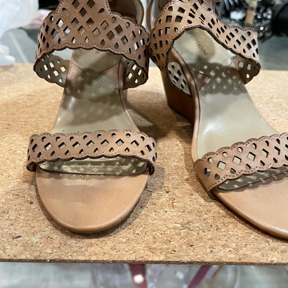 Camel color  Adrienne Vittadini wedges